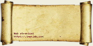 Natalija Brošković vizit kartica